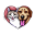 dog and cat inside a heart